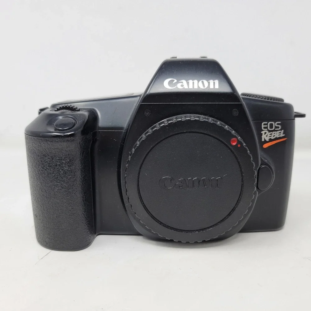 Canon EOS Rebel 35mm SLR Film Camera Body‎ Black Made in Japan